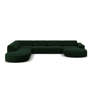 U-bank Jodie velvet Chaise longue links | Micadoni Limited Edition