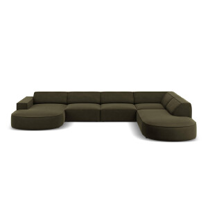 U-bank Jodie velvet Chaise longue rechts | Micadoni Limited Edition