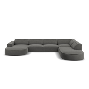 U-bank Jodie velvet Chaise longue rechts | Micadoni Limited Edition