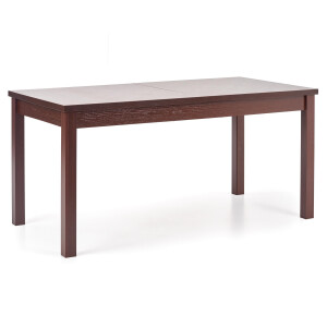 Uitschuifbare eettafel Maurycy 118 tot 158 cm breed walnoot