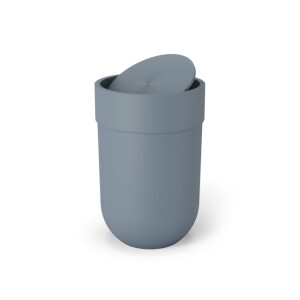 Umbra Touch Afvalbak - 19x19x30cm - 6 liter - met deksel - leisteen blauw 023269-1050