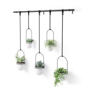 Umbra Triflora plantenhouder 137x18x94cm voor 5 planten Staal Wit 1018086-660