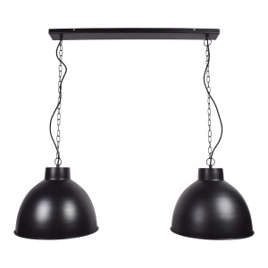 Urban Interiors hanglamp 'Rocky Double' Ø40cm, kleur Mat black