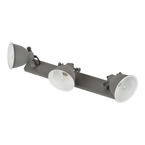 Urban Interiors Stoere spot 'Industrial' 3-lichts, kleur Vintage Grey