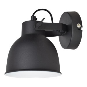 Urban Interiors Wandlamp 'Industrial' Large, kleur zwart