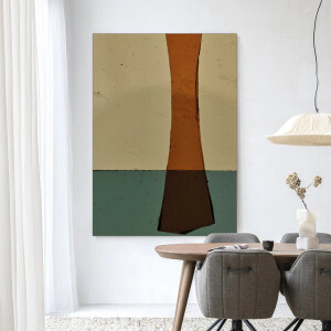 Urban Cotton Wandkleed 'Geen Mosterd' 145 x 190cm in Frame - black