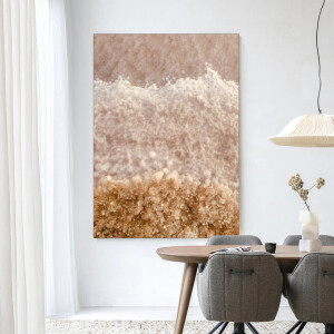 Urban Cotton Wandkleed 'Salty Stone' 80 x 110cm in Frame - black