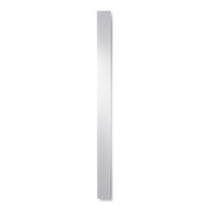 Vasco Beams Mono designradiator aluminium verticaal 1800x150mm 671W - aansluiting 0066 zwart structuur (RAL9005) 258015180mb1400