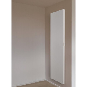 Vasco E-PANEL elektrische Design radiator 40x180cm 750watt Staal Traffic White 341040180el1000