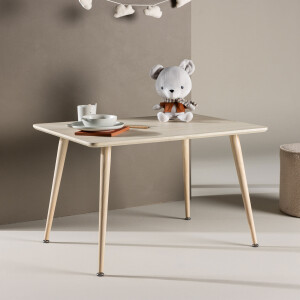 Nohr Kindertafel 'Austina' 80 x 60cm, kleur Whitewash