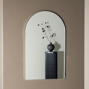 Nohr Gebogen Spiegel 'Cheryll' 100 x 60cm, kleur zilver