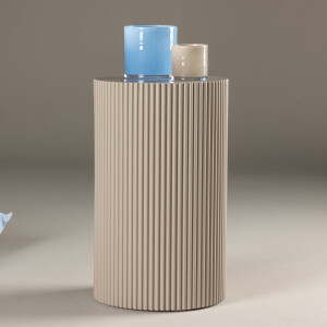 Nohr Ronde Bijzettafel 'Mistina' 30cm, kleur Beige