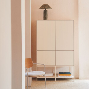 Kave Home Opbergkast 'Vedrana' 160 x 98cm, kleur Wit