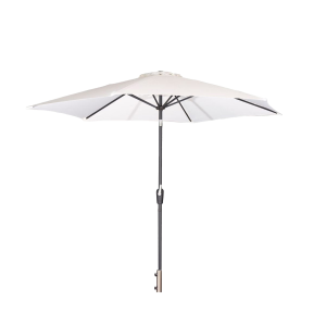 Brandon verstelbare parasol wit - Ø3 m