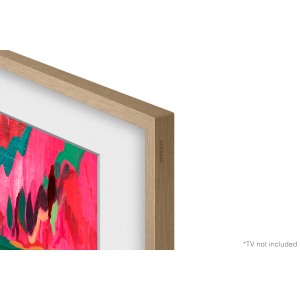 Verwisselbare lijst 85 inch The Frame Modern â Teakhout look (2021-2025)