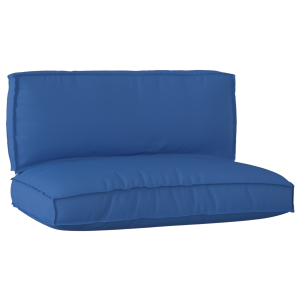 vidaXL 2-delige Kussen Set voor Pallets - Koninklijk Blauw Oxford Stof