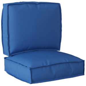 vidaXL 2-Delige Palletkussen Set in Koninklijk Blauw van Oxford Stof