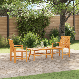 vidaXL 3-delige Tuin Lounge Set van Massief Acacia Hout