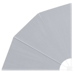 vidaXL Balkon Privacy Scherm Grijs 160 x 160 cm Stof