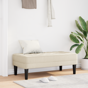 vidaXL Bank 113x57x39 cm linnen