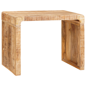 vidaXL Bijzettafel Bruin 60 x 35 x 46 cm Massief mango hout