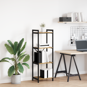 vidaXL Boekenkast Artisan Eiken 40 x 30 x 119 cm Bewerkt hout
