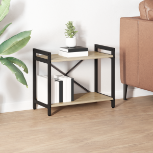 vidaXL Boekenkast Sonoma Eiken 60 x 30 x 50 cm Bewerkt hout