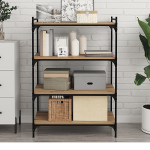 vidaXL Boekenplank Bord 4 pcs Bruin 100 x 40 x 1.5cm Spaanplaat