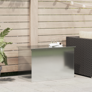 vidaXL Buitenopslagdoos Zilver 80 x 50.5 x 50 cm Gegalvaniseerd staal
