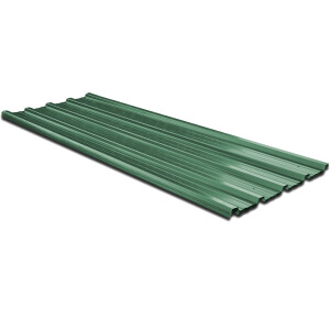vidaXL Dakenpanelen 12 pcs Groen 129 x 45 cm Gegalvaniseerd staal