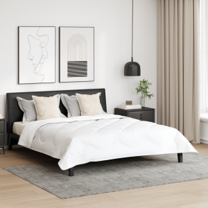 vidaXL Dekbed Anders met kussen 3 pcs Wit 200 x 200 cm Microfibre