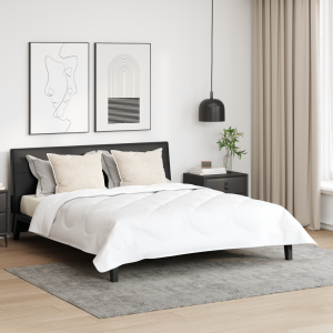 vidaXL Dekbed Anders met kussen 3 pcs Wit 240 x 260 cm Microfibre