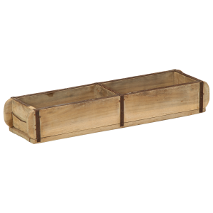 vidaXL Dienblad 60,5x15x9 cm massief gerecycled hout