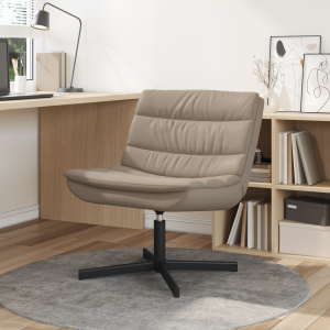 vidaXL Draai Relaxstoel in Cappuccino Stof