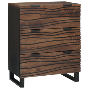 vidaXL Dressoir van 60x33,5x75 cm van Massief Mango Hout