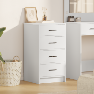 vidaXL Dressoir Wit 40x41x75 cm Gelaagd Hout