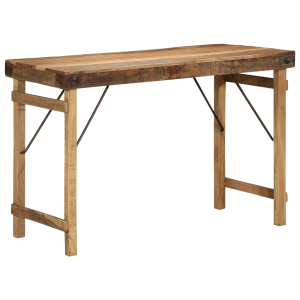 vidaXL Eettafel 110x55x76 cm massief gerecycled hout