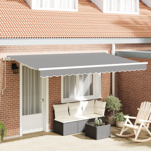 vidaXL Elektrische Zonnescherm Frame Opvouwbaar 4x2 cm Metaal