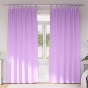 vidaXL Gordijnen met gordijnen 2 pcs Paars 260 x 140 cm Polyester