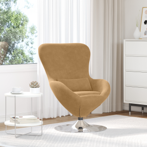 vidaXL Hangstoel fluweel bruin
