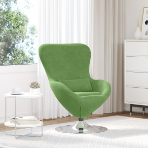 vidaXL Hangstoel fluweel lichtgroen