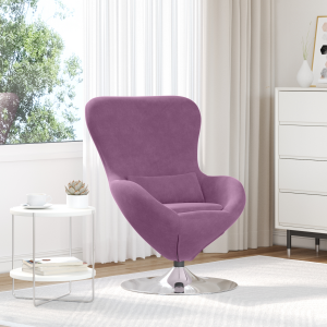 vidaXL Hangstoel fluweel paars