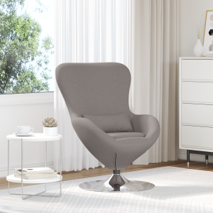 vidaXL Hangstoel stof taupe