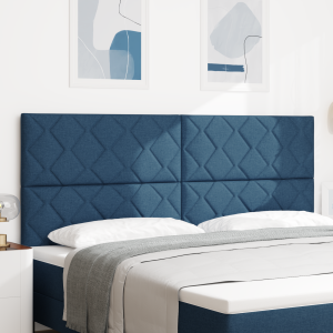 vidaXL Hoofdbord Blauw 200 cm Stof