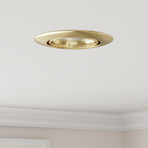 vidaXL Inbouwspots 24 stuks Rond GU10 Goud Ø90 mm Staal