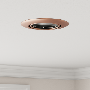 vidaXL Inbouwspots Set van 6 Rond GU10 Koper Ø90 mm Staal