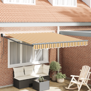 vidaXL Inklapbaar Zonnescherm Meerkleurig 300x250 cm Stof
