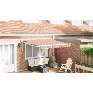 vidaXL Inklapbaar Zonnescherm Meerkleurig 300x250 cm Stof