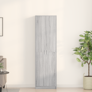 vidaXL Kledingkast Grijs Sonoma 55 x 25 x 189 cm Bewerkt hout
