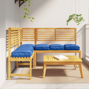 vidaXL Kussens voor Palletstoelen 6 st Koninklijk Blauw 40x40x8 cm Oxford Stof
